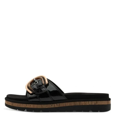 Abbildung von Marco Tozzi Pantolette flach, Damen, Größe: 37, Black Schuhe
