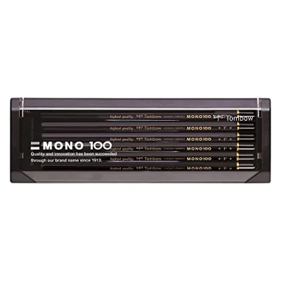 Abbildung von Tombow Mono 100 F Bleistift Härtegrad F, 12 er Set