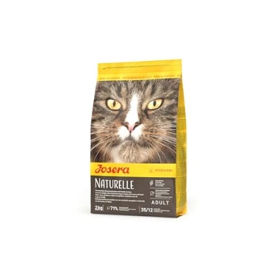 Abbildung von Josera Naturelle (3 x 2kg) Getreidefreies Katzenfutter mit moderatem Fettgehalt ideal für sterilisierte Katzen Super Premium Trockenfutter ausgewachsene 3er Pack