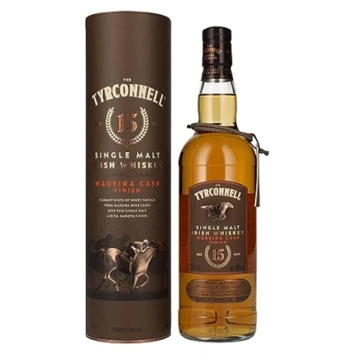 Abbildung von The Tyrconnell 15 Jahre Madeira Cask Finish Irish Single Malt Whiskey, mit Geschenkverpackung, 46% Vol, 1 x 0,7l