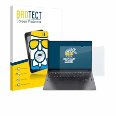 Abbildung von BROTECT Entspiegelungs Schutzglas für Lenovo Yoga Slim 7 Pro 14&quot; Schutz Folie Panzerfolie Glas Matt [Extrem Kratzfest 9H, Anti Reflex]