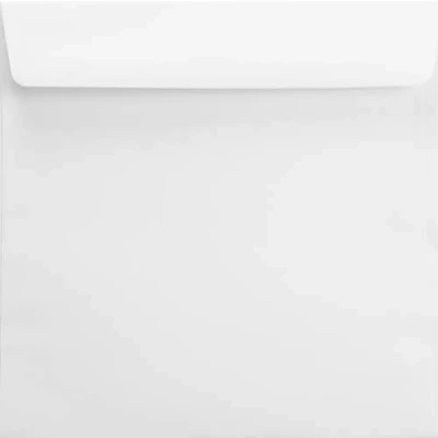 Abbildung von Netuno 25 quadratische Briefumschläge Weiß 155 x mm 120g Aster Smooth white weiße Briefhüllen quadratisch für Einladungen Hochzeit Geburtstag Taufe Kommunion wedding invitation envelope