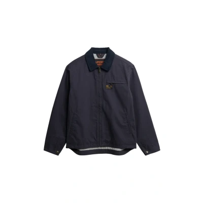 Abbildung von Superdry Collar Ranch Leichte Jacke, Herren, Größe: XXL, French navy