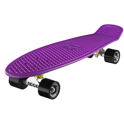 Abbildung von Ridge PB 27 Purple Black Skateboard, Purple/Black, 69 cm