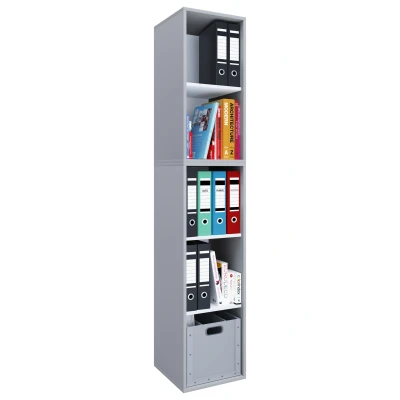 Abbildung von VCM Aktenregal Holz Büro Regal Bücher Ordner Lona l 5f, 1 tlg.