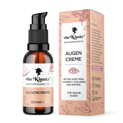 Abbildung von Von Kinsky Bio Augencreme Aloe Vera + Vitamin C 30 ml