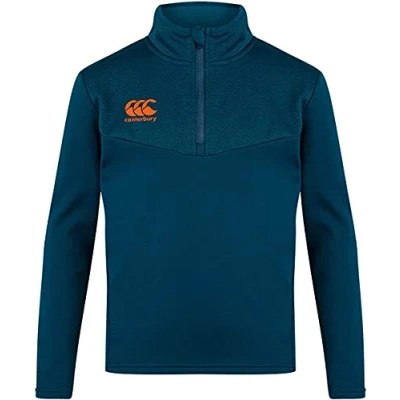 Abbildung von Canterbury Herren Quarter Zip Fleece Top, Majolika Blau, 4XL