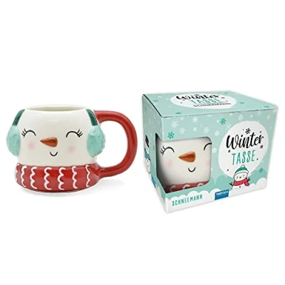 Abbildung von Trötsch Wintertasse Schneemann groß: Kaffeetasse Teetasse Geschenkidee Geschenk Tasse Winter