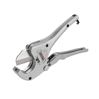 Abbildung von RIDGID 23498 Modell RC 1625 Ratschen Rohrschere für Kunststoff, Kunststoffrohrabschneider von 3 mm bis 42 mm, Silber