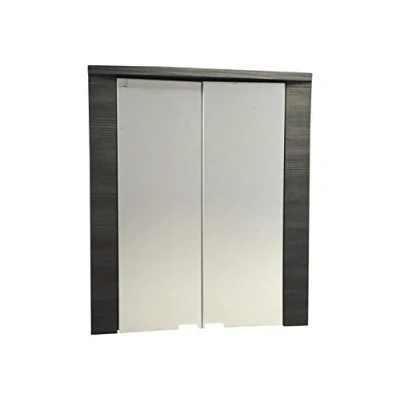 Abbildung von trendteam smart living Spiegelschrank Spiegel Badezimmer Xpress Aufbaumaß (BxHxT) 60 x 70 20 cm Farbe Esche Grau mit Weiß 131250310
