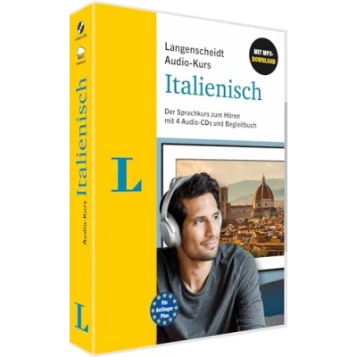 Abbildung von Langenscheidt Audio Kurs Italienisch: Der Sprachkurs zum Hören mit 4 CDs und Begleitbuch