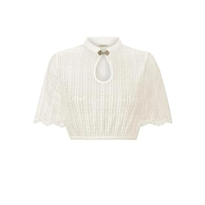 Abbildung von Stockerpoint Damen Lenkova Dirndlbluse, Creme, 38