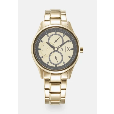 Abbildung von Armani Exchange Uhr goldcoloured, Herren, Größe: One Size, Gold coloured