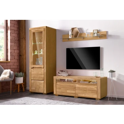 Abbildung von Home affaire Wohnwand &quot;Denis&quot;, (Set, 3 St.), teilmassives Holz