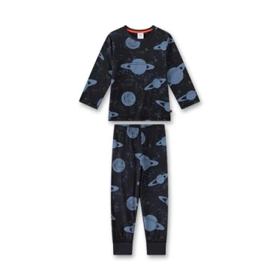 Abbildung von Sanetta Planeten Allover Set Nachtwäsche für Kinder, Größe: 98, Dark blue