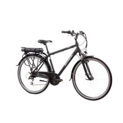 Abbildung von F.lli Schiano E Ride 28 Zoll, City bike mit 250W Motor, 21 Gang Getriebe, für Herren in Schwarz
