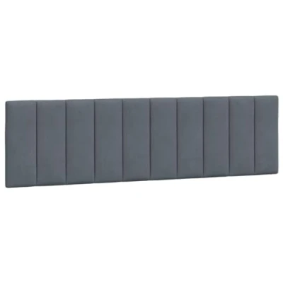 Abbildung von vidaXL Kopfteil Kissen Dunkelgrau 180 cm Samt, (1 St)