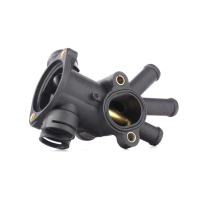 Abbildung von RIDEX 3219C0018 Flansch Kunststoff mit Dichtung ohne Sensor, Thermostat VOLKSWAGEN: Polo II Coupe, Schrägheck, GOLF 2