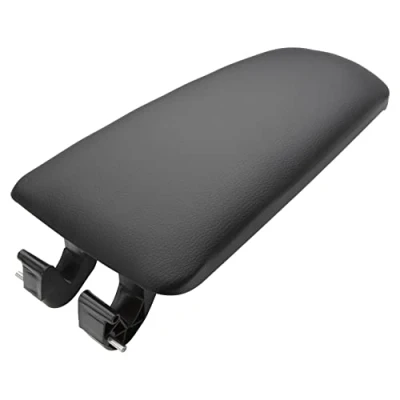 Abbildung von ZEALfix Armlehne für A4 Armlehnen Deckel 8E0864245E schwarz Leder Mittelkonsole Armlehnendeckel B6 B7 2002 2007