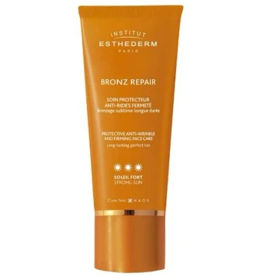 Abbildung von Institut Esthederm Bronz Repair Wrinkles&#039; Smoothing and Firming UVA/UVB Face Cream with Strong Sun Protection 50ml
