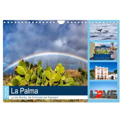 Abbildung von La Palma Isla Bonita, die Schönste der Kanaren (Wandkalender 2025 DIN A4 quer), CALVENDO Monatskalender