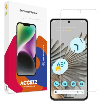Abbildung von Google Pixel 8 Panzerglas Accezz Gehard Glas Screenprotector Screen Protector aus gehärtetem für das