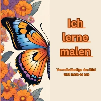 Abbildung von Ich lerne malen: Vervollständige das Bild und male es aus