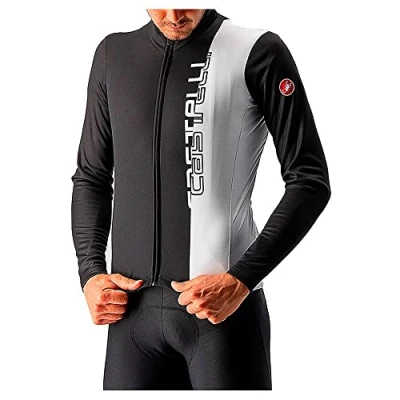 Abbildung von CASTELLI 4521515 085 TRAGUARDO Jersey FZ Sweatshirt Men&#039;s Hellschwarz/weiß S