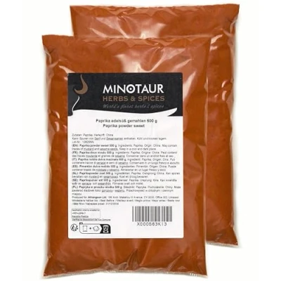 Abbildung von Minotaur Spices Paprika edelsüß gemahlen, Paprikapulver mild, 2 x 500g (1 Kg)