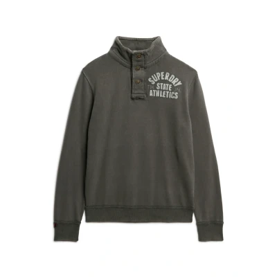 Abbildung von Superdry Vintage Athletic Sweatshirt, Herren, Größe: Small, Washed black