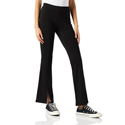 Abbildung von JDY Jdypretty SLIT PANT Stoffhose, Damen, Größe: Sx32, Black