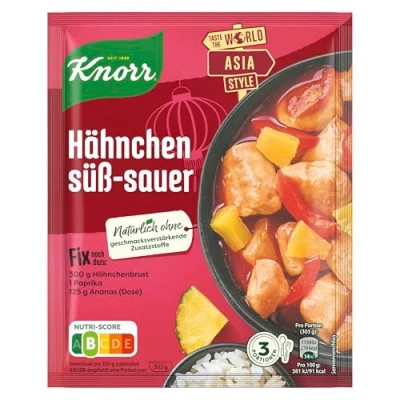 Abbildung von Knorr Fix Hähnchen süß sauer 61G