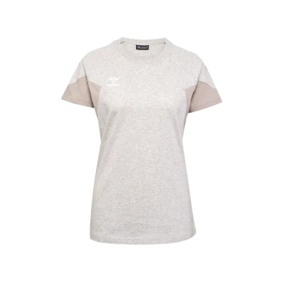 Abbildung von hummel Damen Hmltravel S/S Woman T Shirt, Light Grey Melange, XXL EU