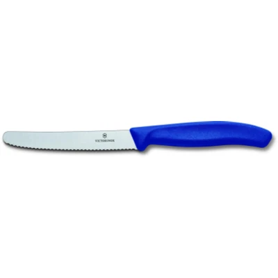 Abbildung von VICTORINOX Klebeband Gemüsemesser Swiss Classic silber, blau glatt, Klinge: