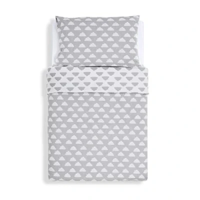 Abbildung von Snüz Baby Bettwäsche Set, Kinderbettwäsche 100 x 120 cm &amp; 40 60 &quot;Cloud Nine&quot; Wolkendesign, Kleinkind, Atmungsaktive Jersey Baumwolle, Langlebig, Passend zur SnüzKot Bettdecke
