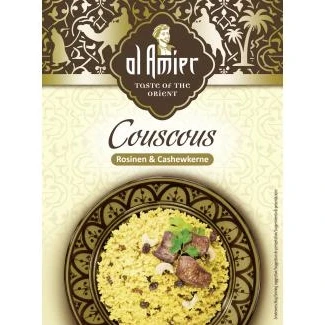 Abbildung von Al Amier Couscous mit Rosinen &amp; Cashewkernen