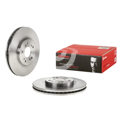 Abbildung von BREMBO 09.B621.10 Bremsscheibe 300 28 5 innenbelüftet mit Schrauben HONDA: ACCORD 8, 7 Limousine, 8 Kombi