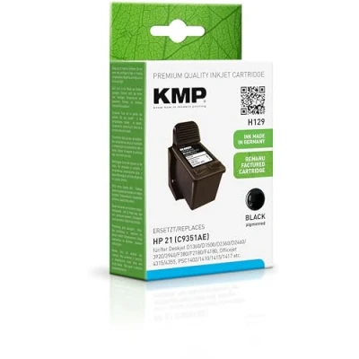 Abbildung von KMP H129, Tinte auf Pigmentbasis, 5 ml, 190 Seiten