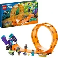Abbildung von LEGO 60338 CITY Stuntz Smashing Chimpanzee Stunt LOOP Motorbike SET Blockspielzeug für Kinder, Größe: One Size, Mehrfarben