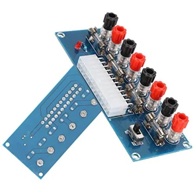 Abbildung von ASHATA ATX Adapterplatte Port Stromanzeige, XH M229 24 polige Stromanzeige + Netzschalter Für Computing Projekte Embedded Systems