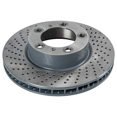 Abbildung von FEBI BILSTEIN 108213 Bremsscheibe Vorderachse links 314,7 28 5 130 gelocht/innenbel. beschichtet hochgekohlt PORSCHE: Boxster, Cayman