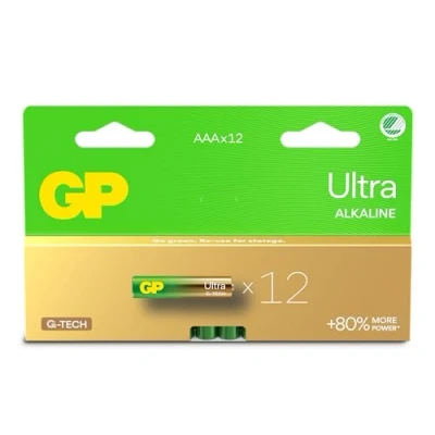 Abbildung von Batterien AAA 12er Set GP Ultra Alkaline 1,5V / LR03 Lange Lebensdauer