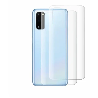 Abbildung von BROTECT 2 Stück Full Cover Schutzfolie für Samsung Galaxy S20 (Rückseite) Screen Displayschutz Folie [3D Curved, Kristall Klar]