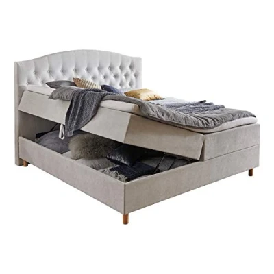 Abbildung von Home affaire Boxbett &quot;Piemont&quot;, mit Bettkasten und Topper