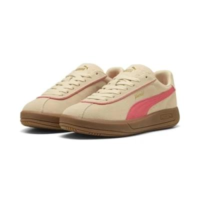 Abbildung von Puma Club Klassika Sneakers aus Wildleder Damen Schuhe Canvas/Peach Frost/Gold Größe: 40