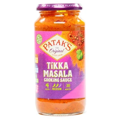 Abbildung von Pataks Indische Saucen und Pasten (Tikka Masala Sauce 2 x 450g)