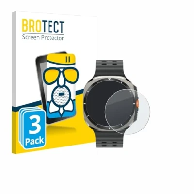 Abbildung von BROTECT Entspiegelungs Schutzglas für Samsung Galaxy Watch Ultra (47 mm) (3 Stück) Schutz Folie Panzerfolie Glas Matt [Kratzfest 9H, Anti Reflex]