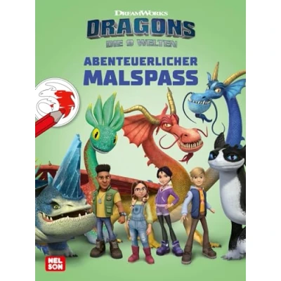 Abbildung von Dragons Die neun Welten: Abenteuerlicher Malspaß: Ausmalbilder für Drachenfans ab 4 Jahren