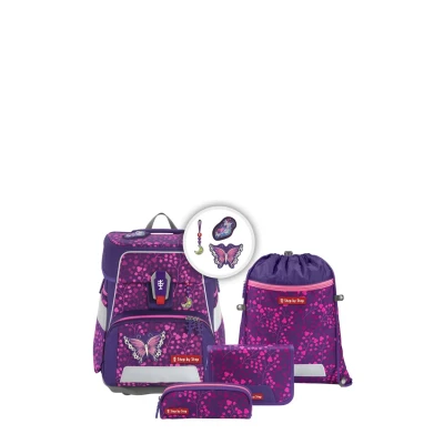 Abbildung von Step by Spaceset 5TLG Schulranzen Set für Kinder, Größe: One Size, Night ina