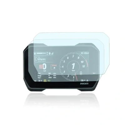 Abbildung von Moto Screenies Tachoschutzfolie Displayschutzfolie geeignet für Ducati Multistrada V4S 2021 9H Nano Glas Technologie